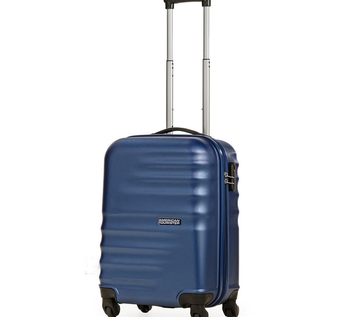American Tourister Preston 4 Wheels Hard Trolley, 67 cm, Blue
