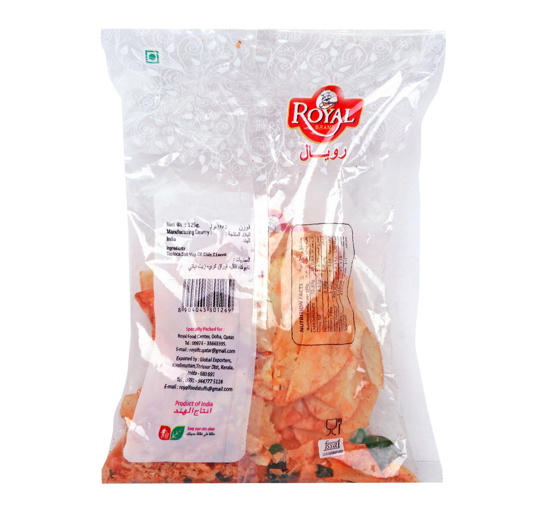 Royal Tapioca Chips (Chilly) 125 g