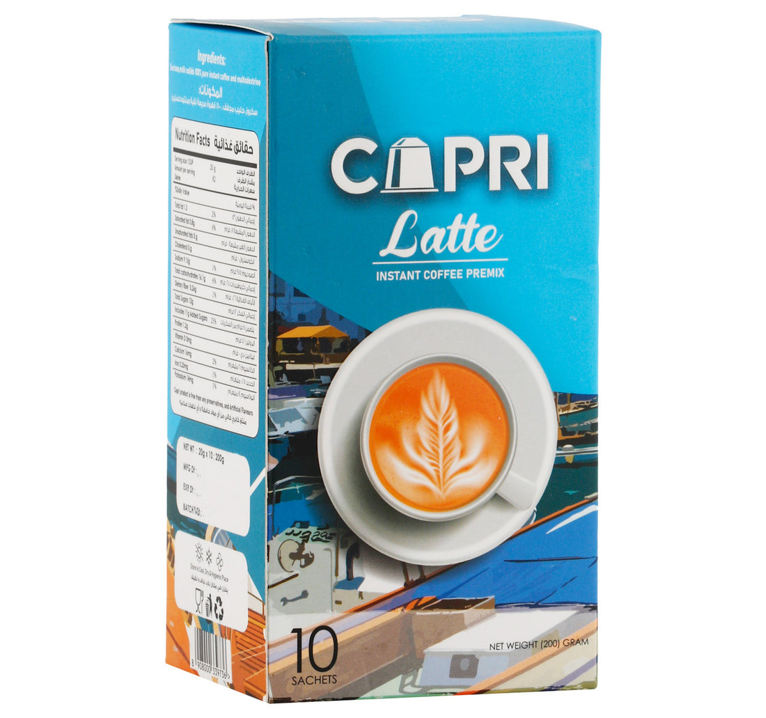 Capri Latte Instant Coffee Premix 10 x 20 g