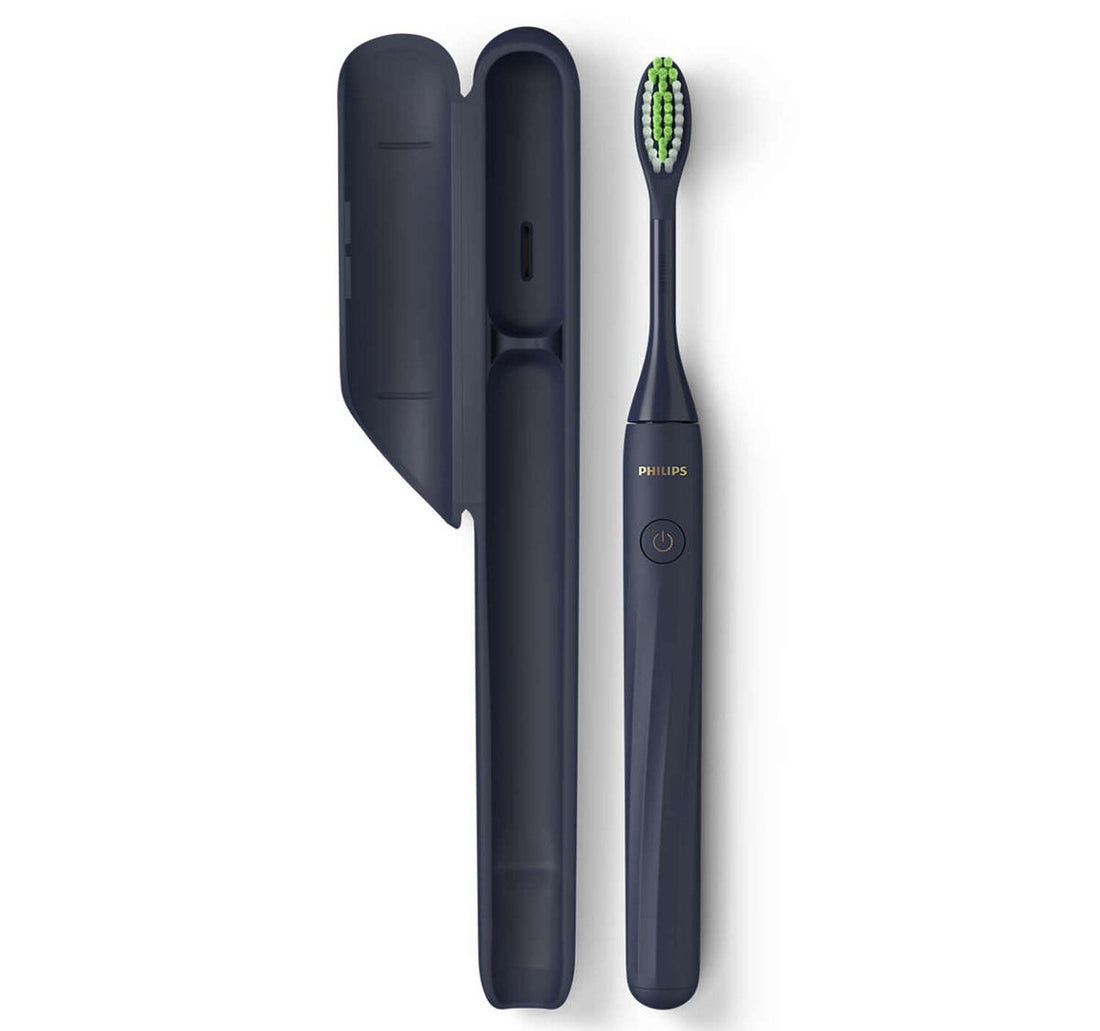 فرشاة أسنان فيليبس ون من سونيكير تعمل بالبطارية - أزرق داكن HY1100
