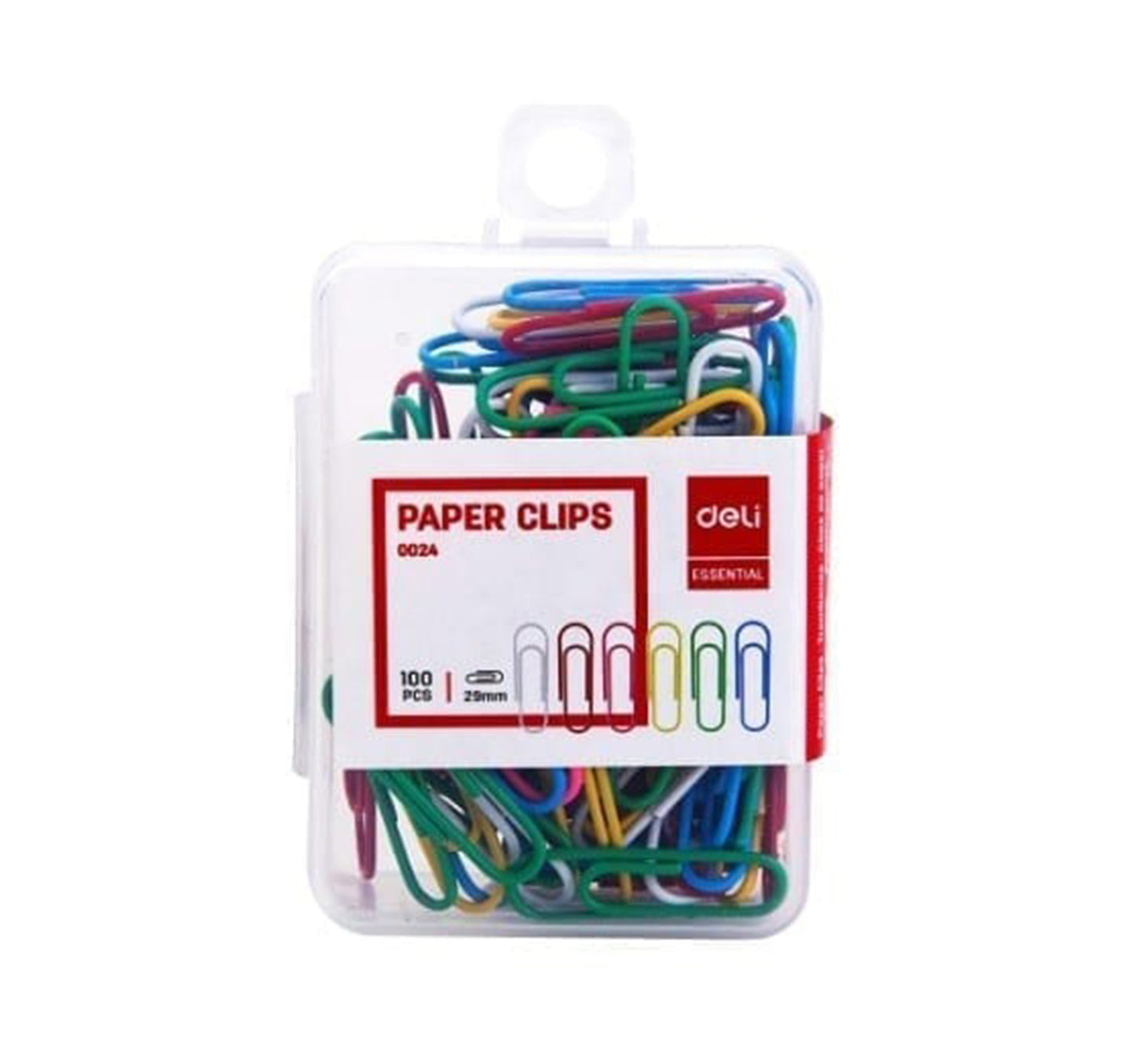 Deli Paper Clips Colour 29mm