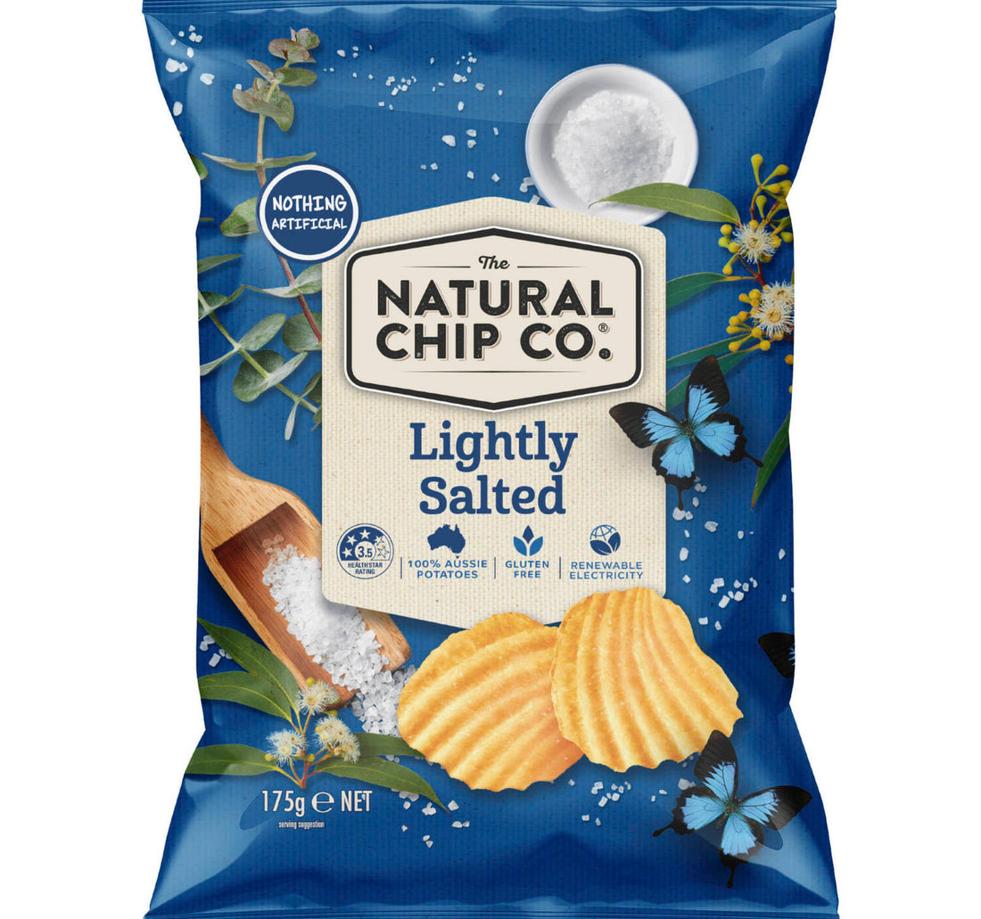 The Natural Chip Co Lightly Salted Chips 175 g