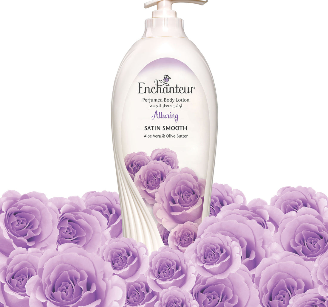 لوشن إنشانتور ساتين سموث الجذاب مع الصبار وزبدة الزيتون 500 مل