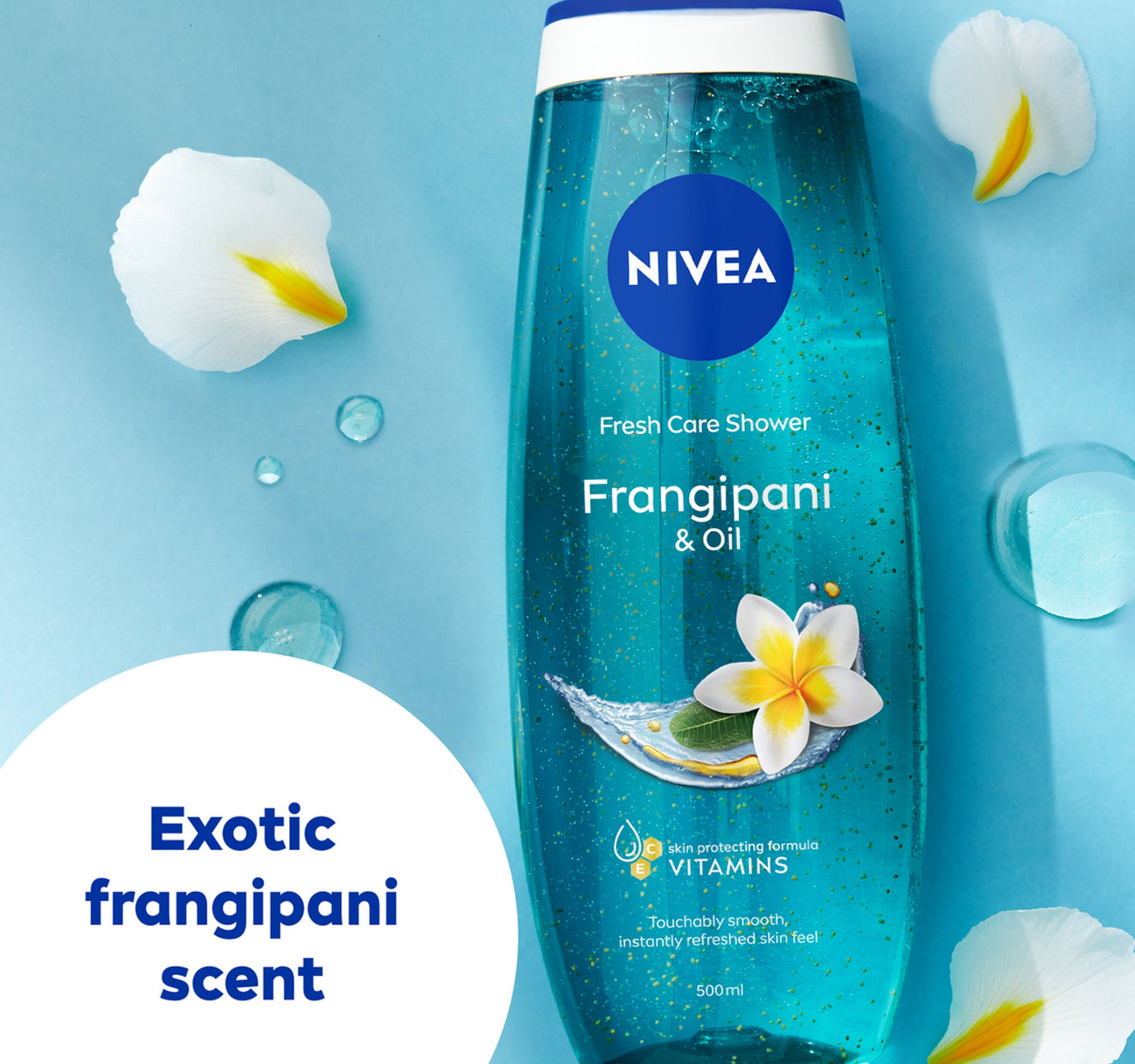 Nivea Frangipani & Oil Shower Gel Refreshing Body Wash 500 ml