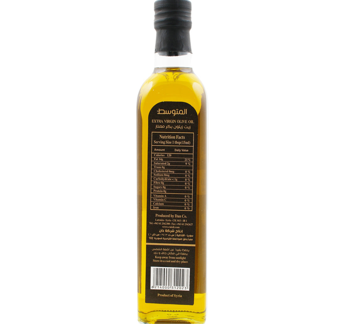 Almotawasset Extra Virgin Olive Oil Cold Pressed 500 ml
