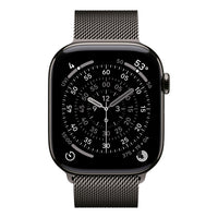 Apple Watch Series 11 GPS + Cellular Smartwatch, 46 mm Slate Titanium Case with Slate Milanese Loop (M/L), MFD44AF/A