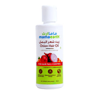 Mamaearth Onion Hair Oil for Hair Regrowth and Hair Fall Control with Redensyl 150 ml