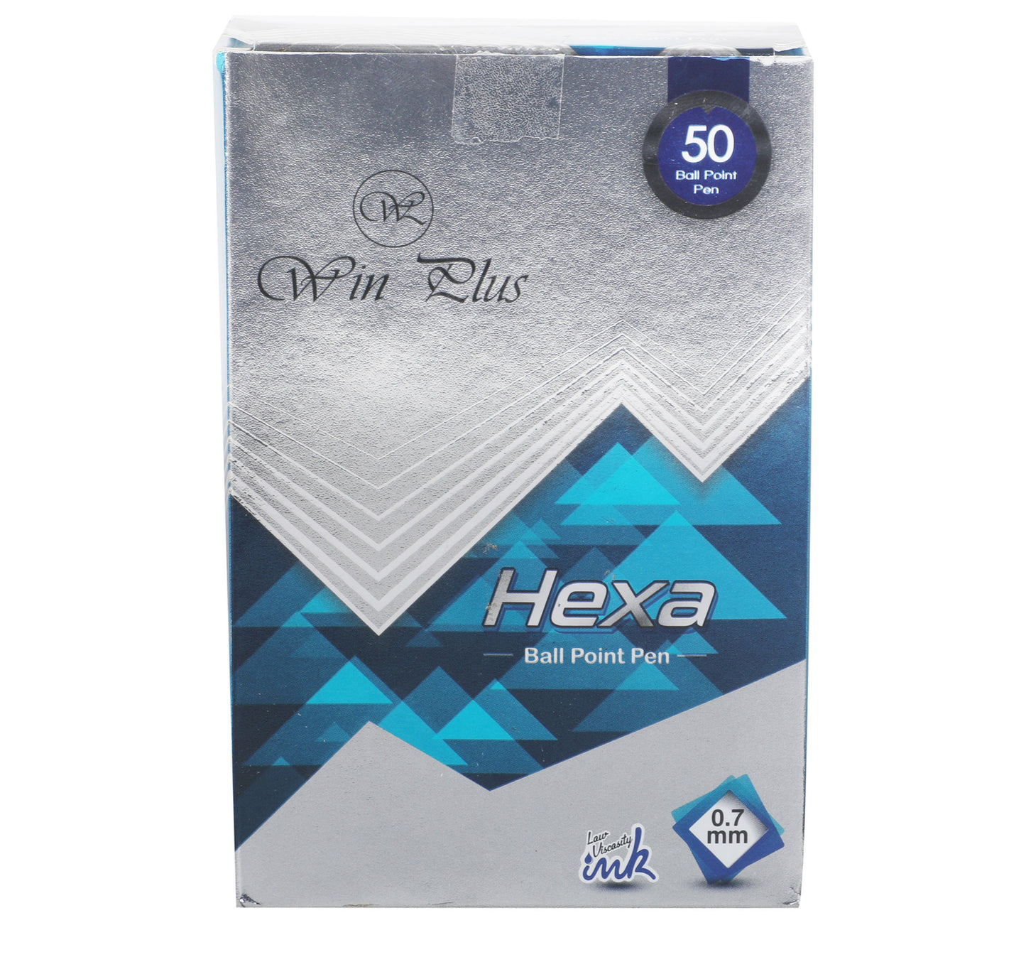 Win Plus Pen Blue Hexa 0.7mm 50's