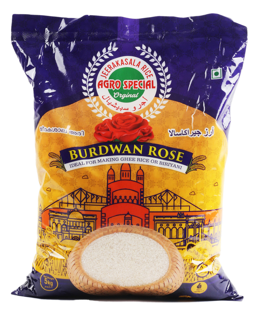 Agro Special Burdwan Rose Jeerakasala Rice 5 kg