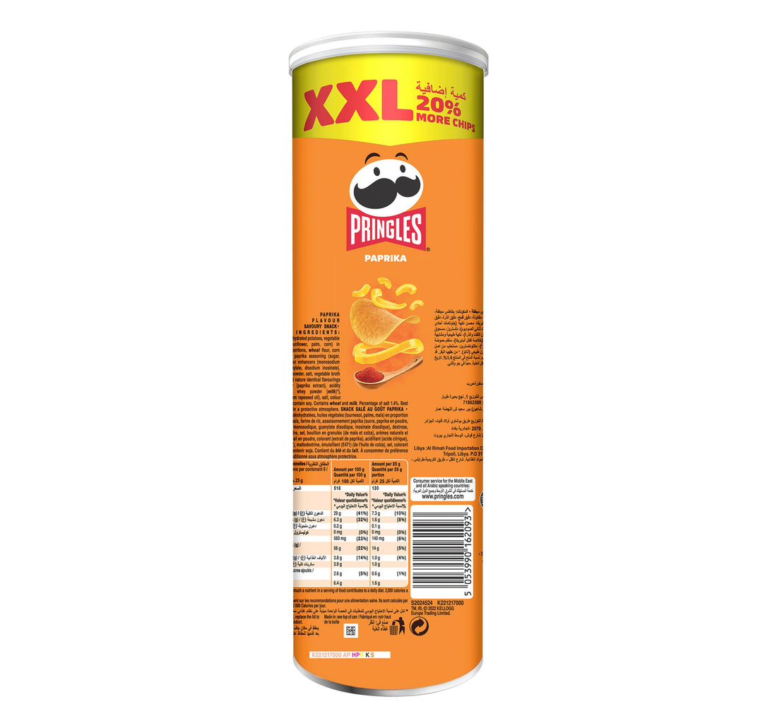 Pringles XXL Paprika Chips 200 g