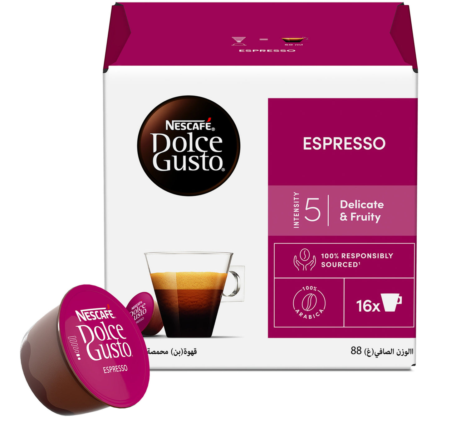 Nescafe Dolce Gusto Espresso Coffee Capsules 16 pcs