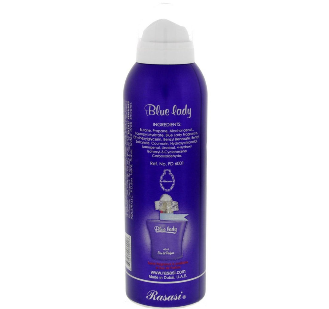 Rasasi Blue Lady Deodorant Body Spray 200 ml