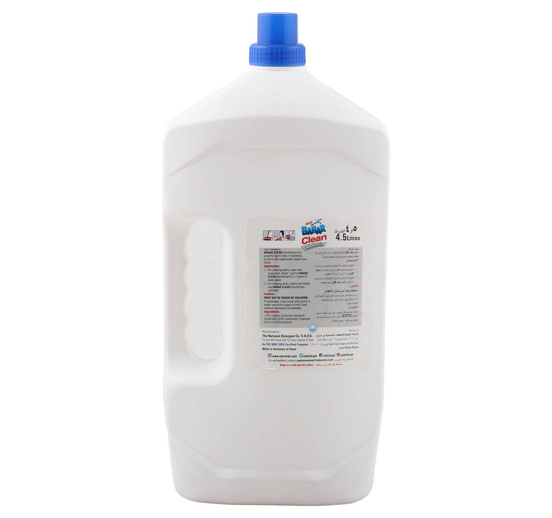Bahar Clean Disinfectant Rose Value Pack 3 Litres + 1.5 Litres