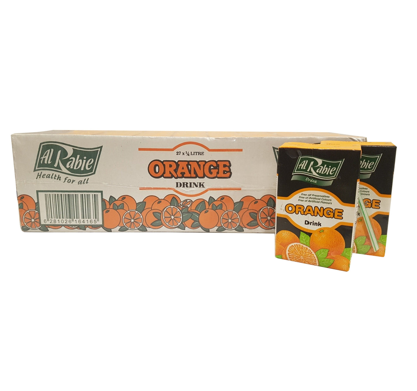 Al Rabie Orange Drink 250 ml x 27 Pieces