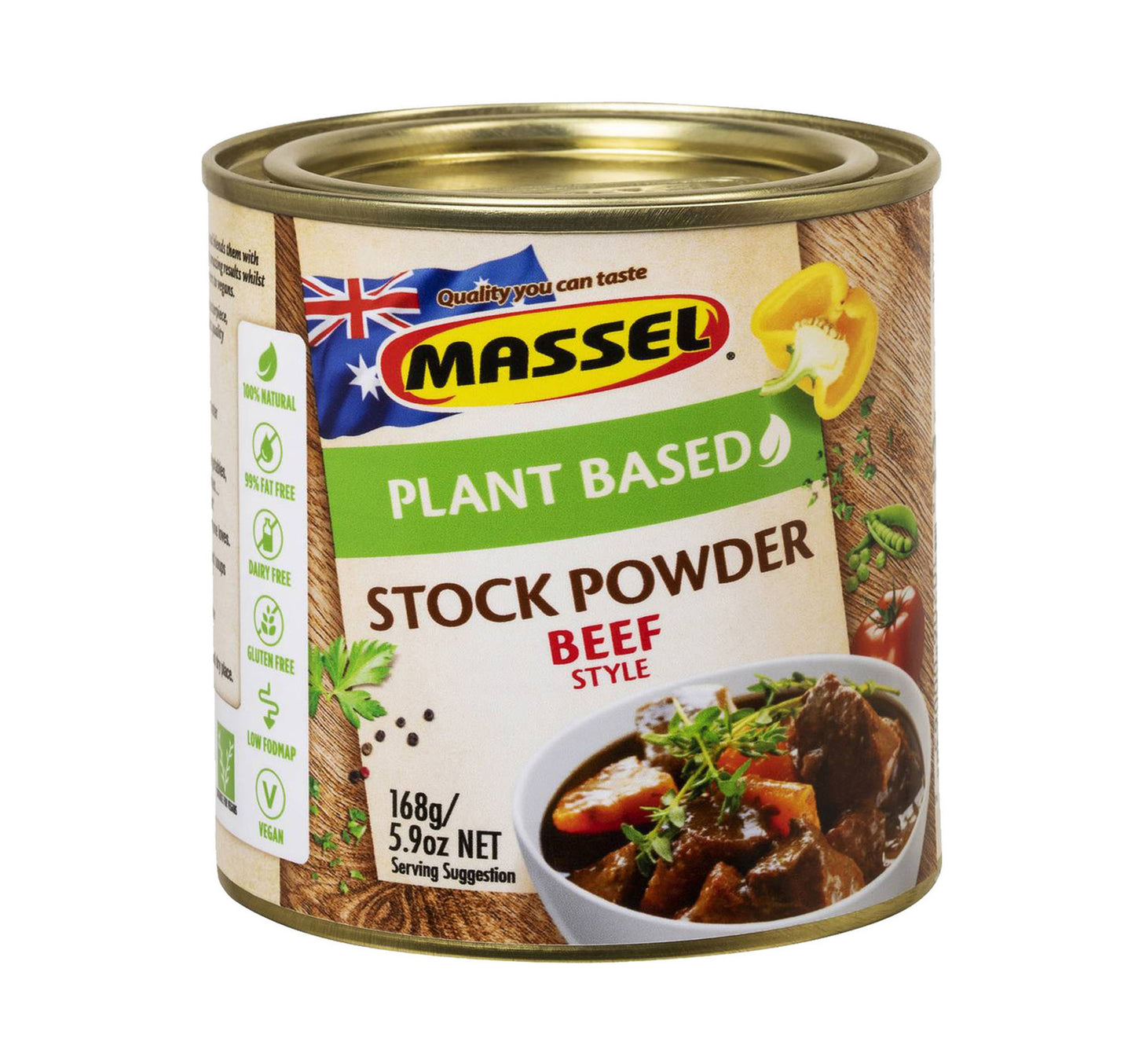 Massel Plant Based Stock Powder Beef Style 168 g