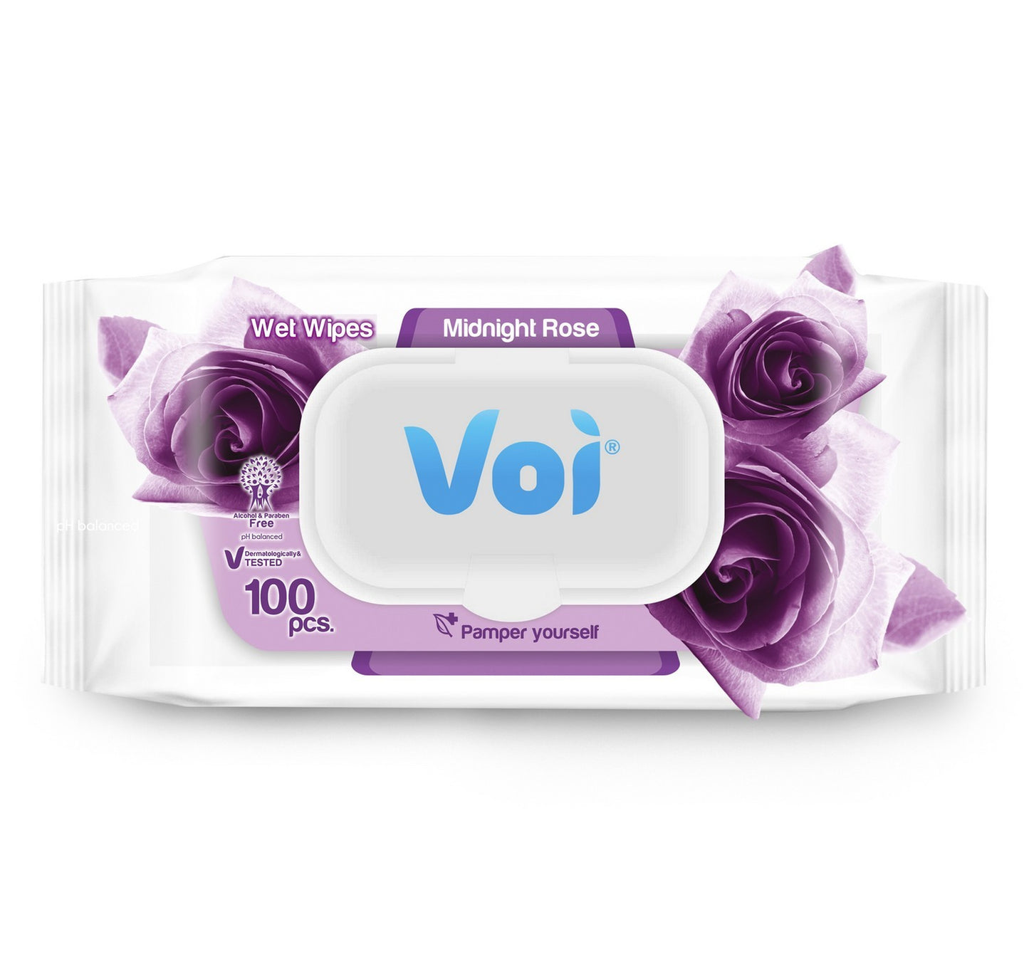 Voi Wet Wipes Midnight Rose 100pcs