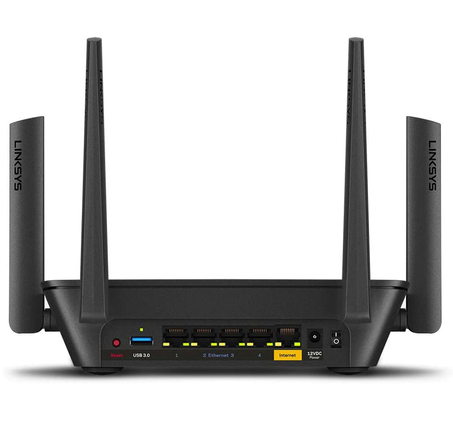 Linksys MR9000-ME Tri-Band Mesh WiFi 5 Router (AC3000, Compatible with Velop Whole Home WiFi System, 4 Gigabit Ethernet Ports, Parental Controls Via Linksys App), Black