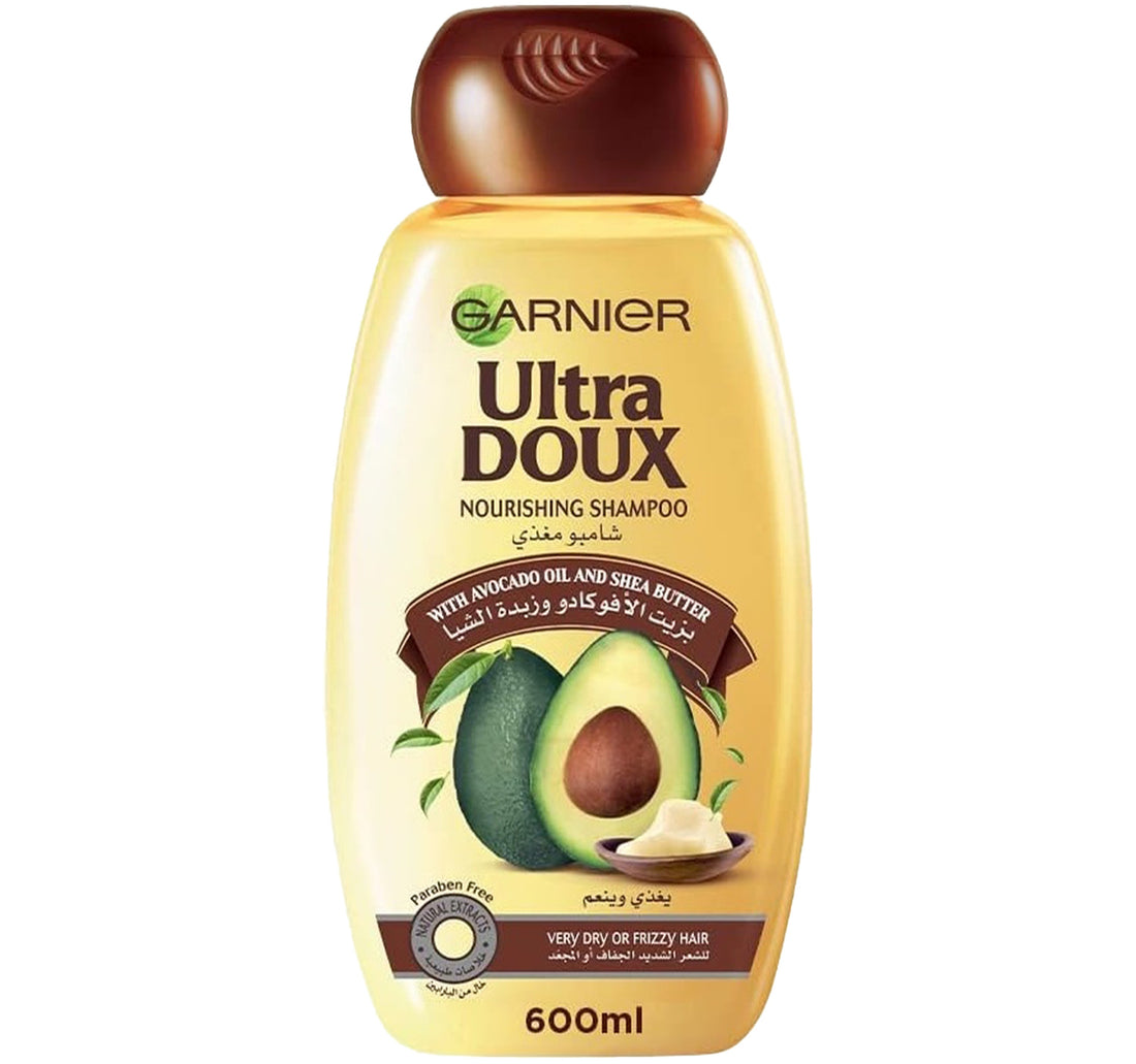 Garnier Ultra Doux Nourishing Shampoo with Avocado Oil And Shea Butter 600 ml
