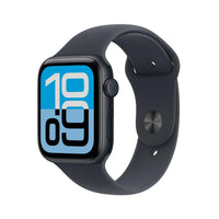 ساعة Apple Watch SE 3 الذكية بنظام تحديد المواقع العالمي (GPS) وشبكة خلوية، هيكل من الألومنيوم الليلي مقاس 40 مم مع سوار رياضي ليلي (متوسط/كبير)، MEPC4AF/A