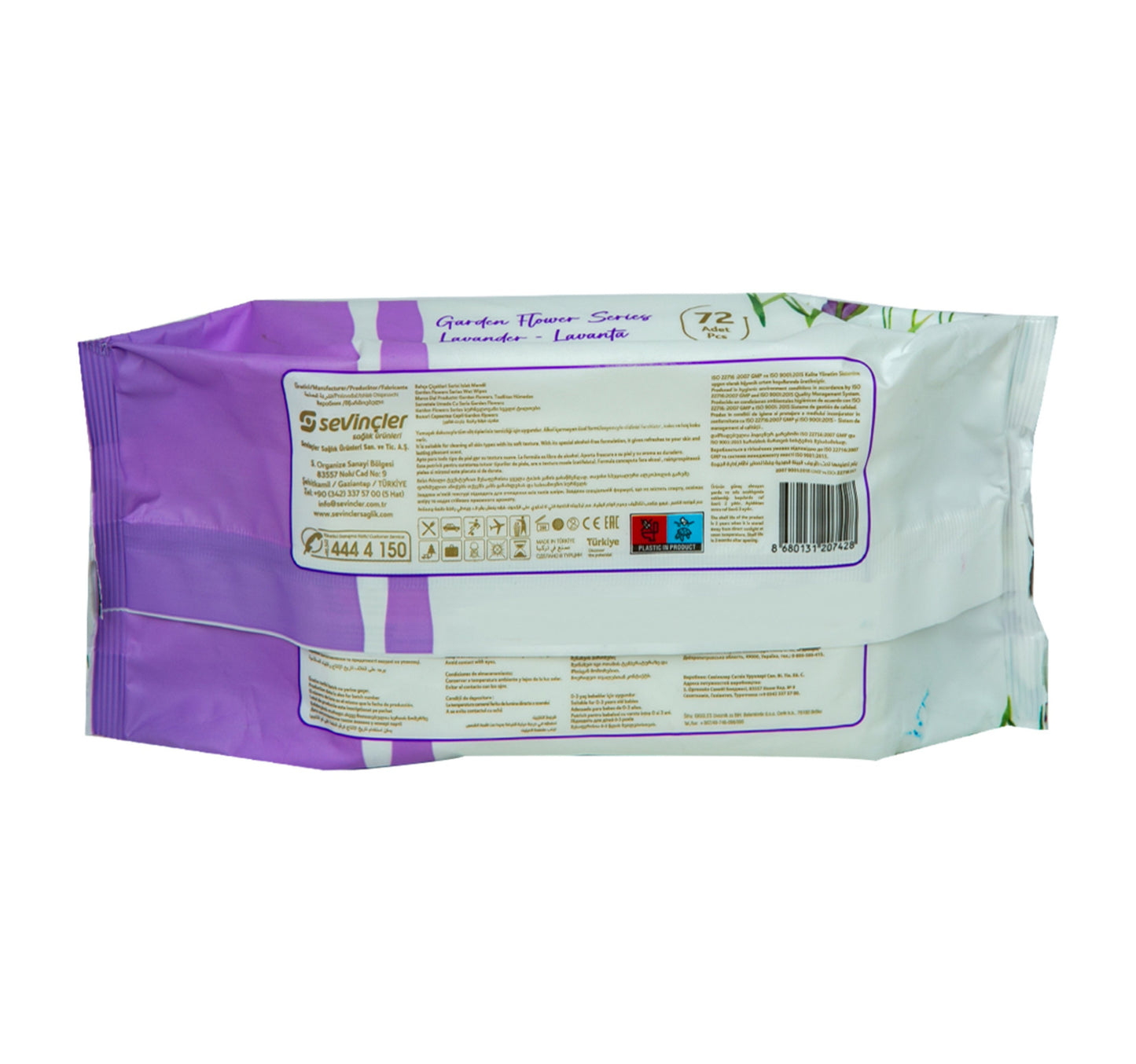 Giggles Lavender Wet Wipes 72 pcs