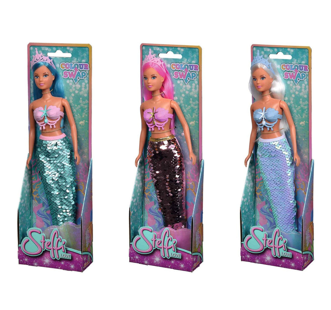 Steffi Love Mermaid Color Swap Doll, 1 pc Assorted, 105733498