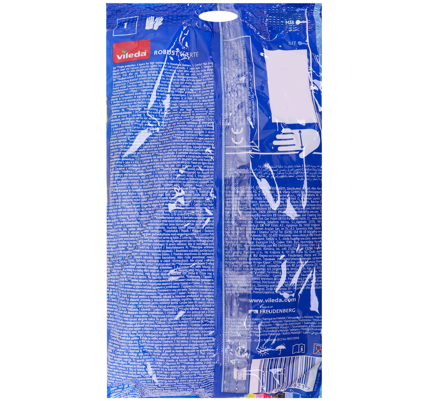 Vileda Gloves Protector Medium Size 1 Pair