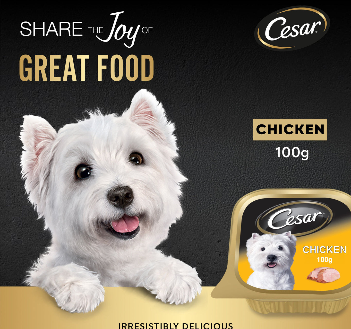 Cesar Chicken Dog Wet Food 100 g