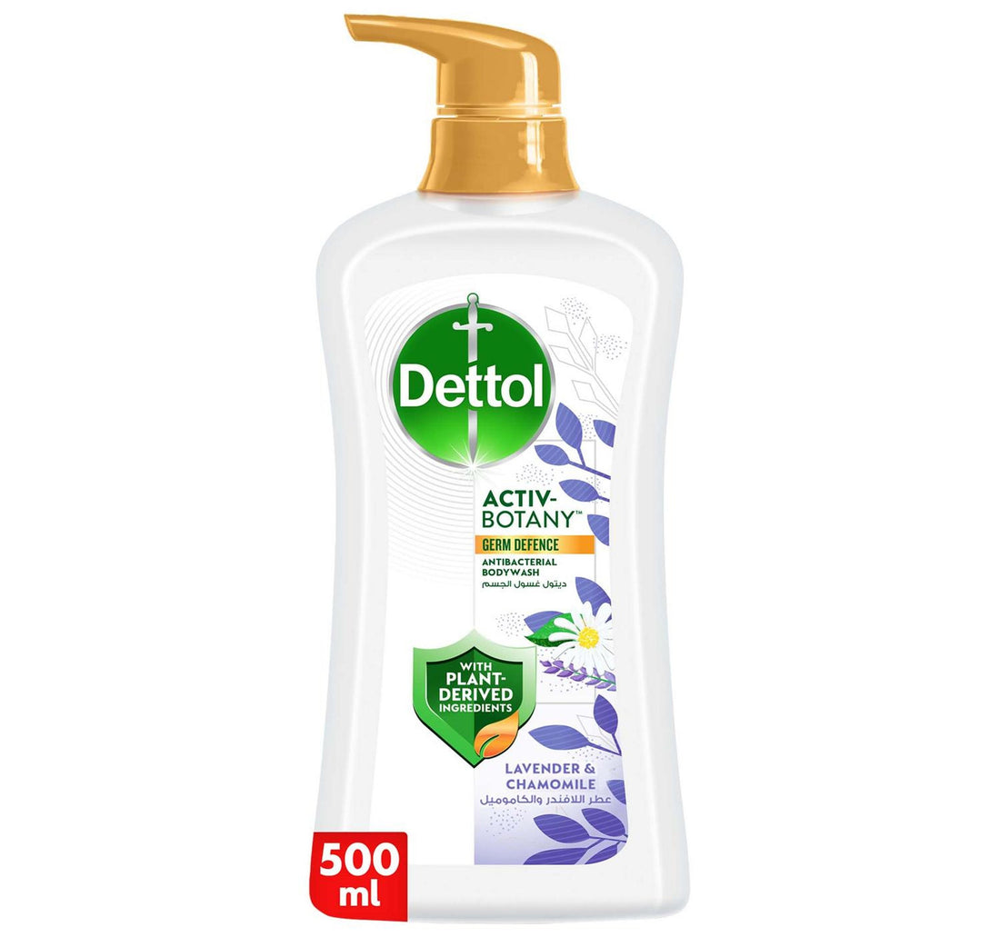 Dettol Activ-Botany Anti-Bacterial Body Wash Lavender & Chamomile Scent 500 ml