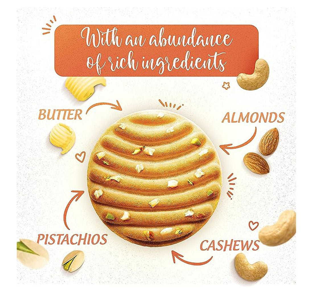 Britannia Pistachio-Almond Cookies Value Pack 8 x 72 g