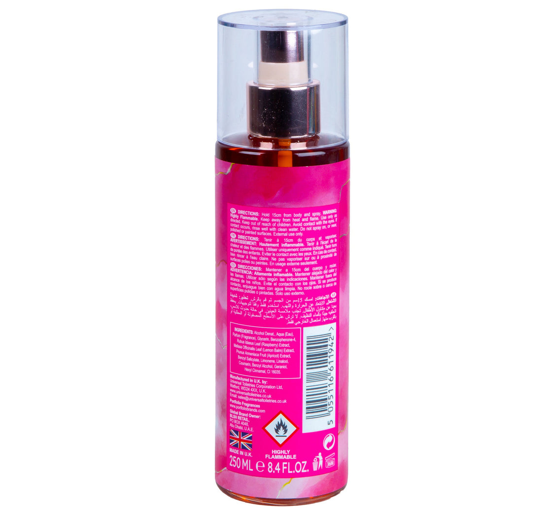 Portfolio Rose Girl Luxury Fragrance Mist For Women 250ml