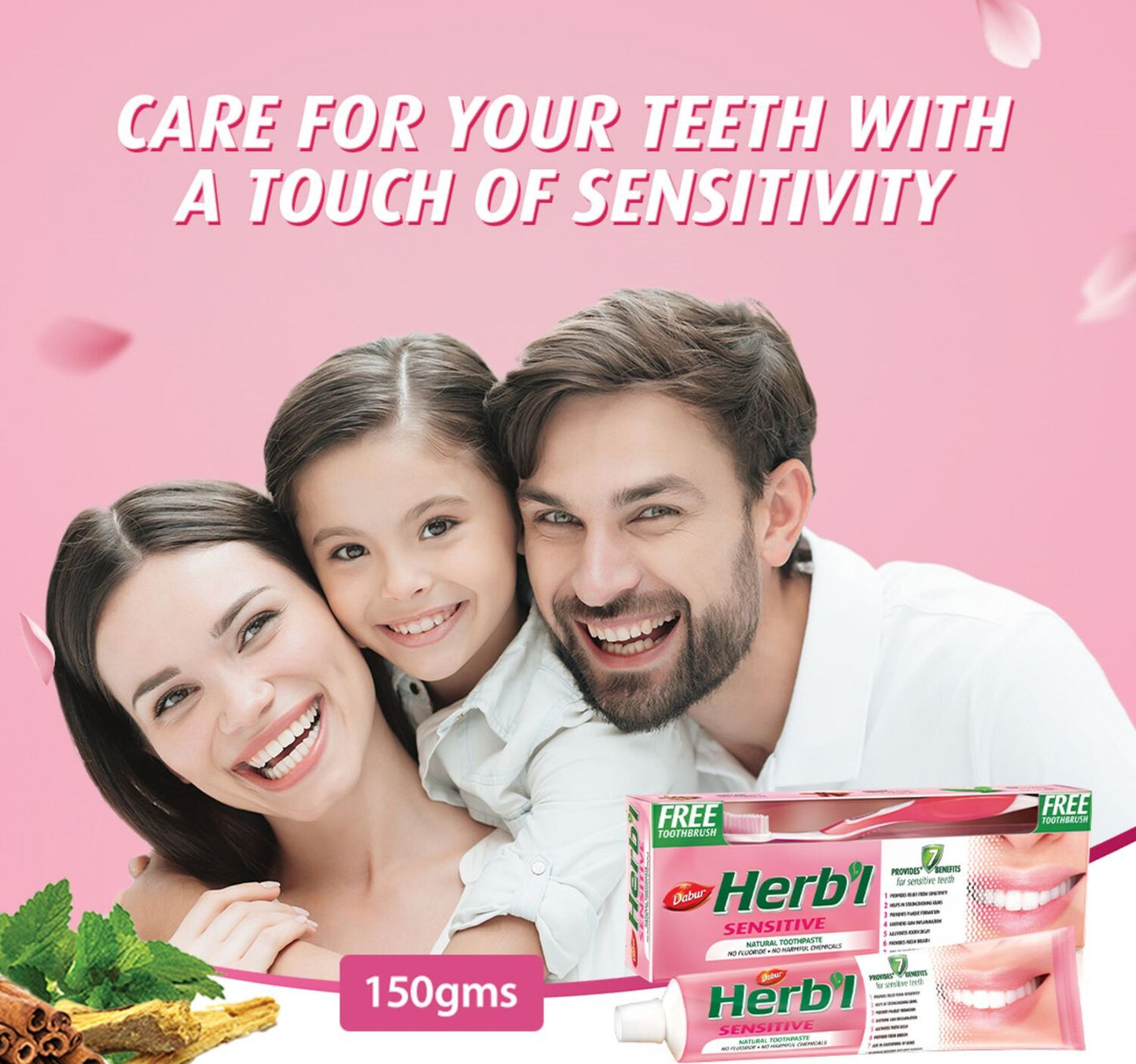 Dabur Herbal Sensitive Toothpaste 150 g