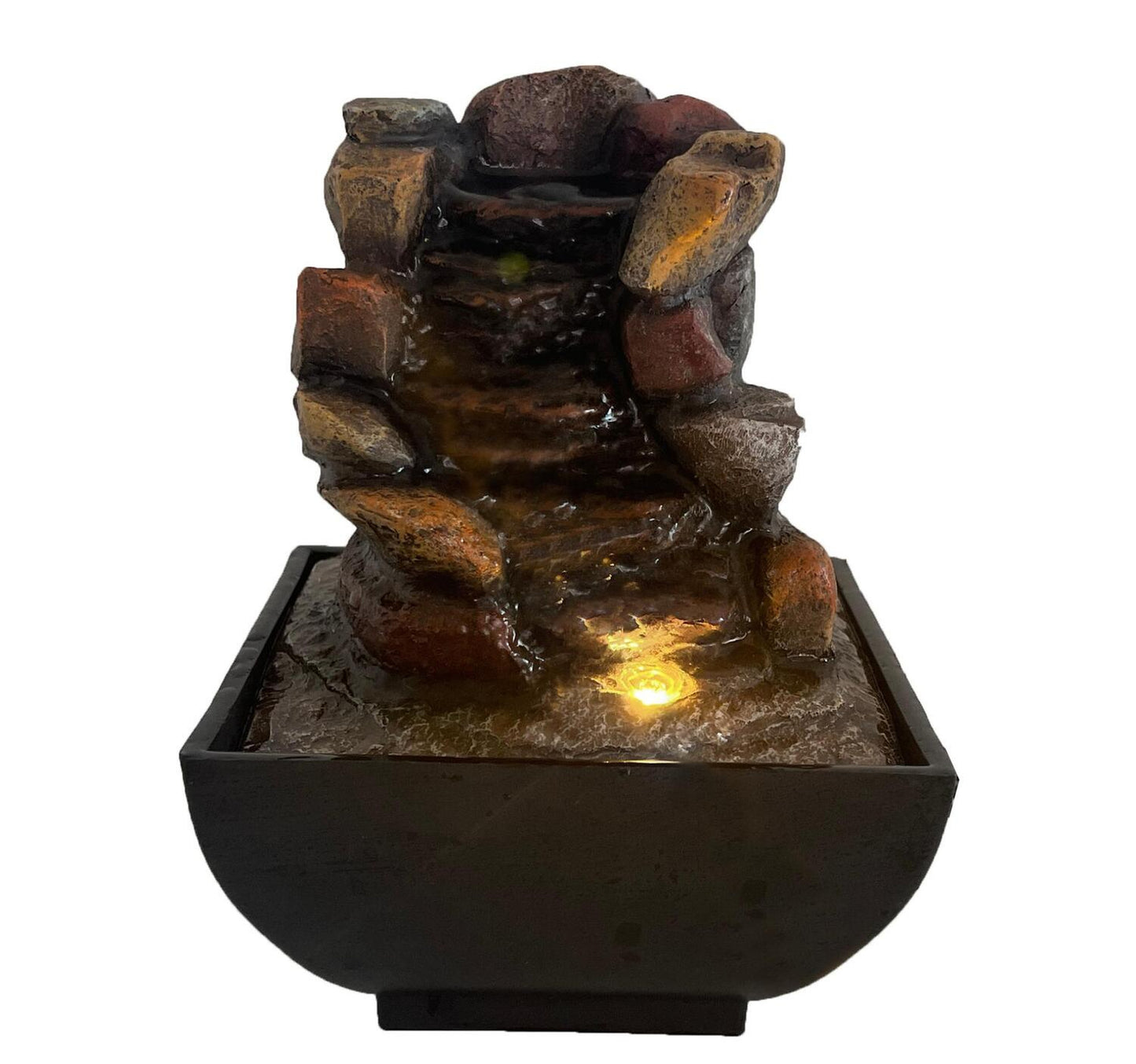 Maple Leaf Home Decorative Polyresin Water Fountain