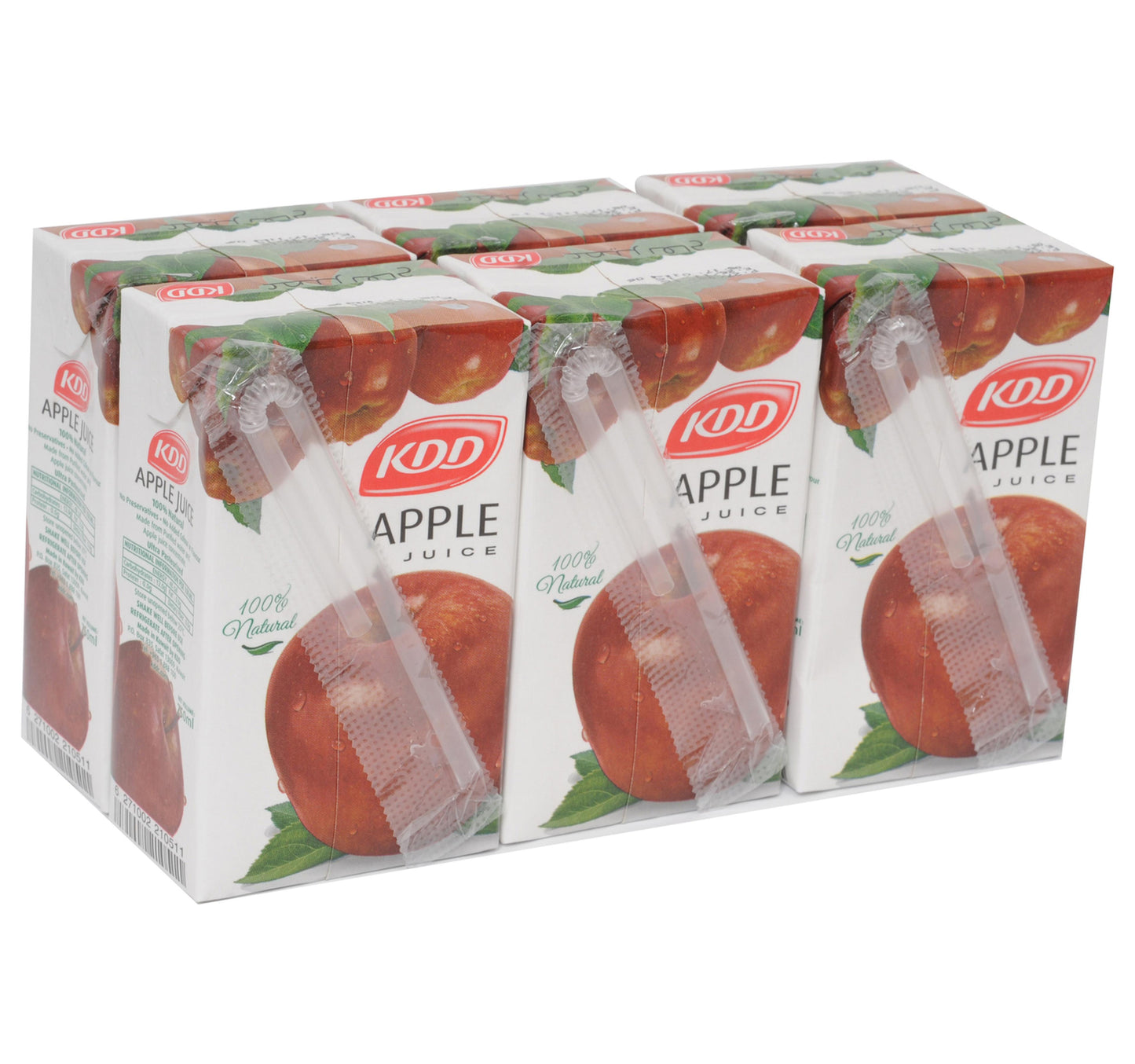 KDD Apple Juice 250 ml x 6 Pieces