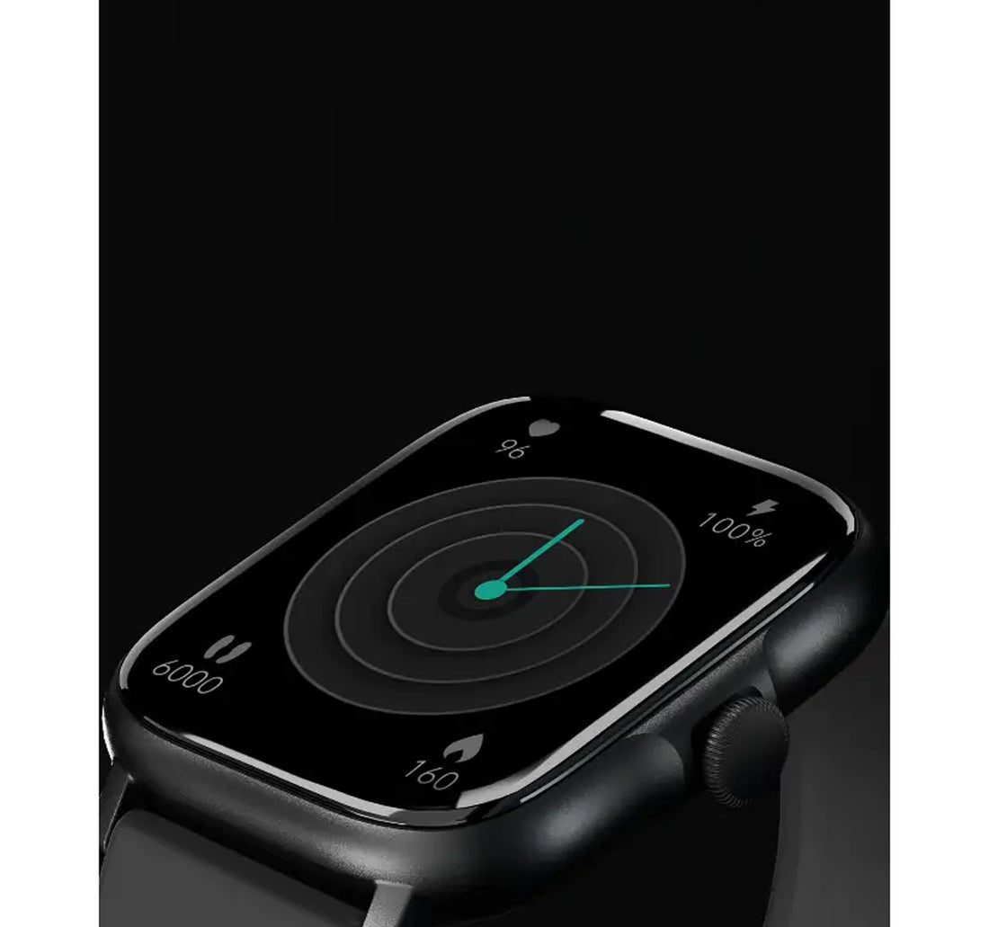 Aukey SW-1P Smartwatch, 1.69 inches LCD Display, Black, SW-1P-BK