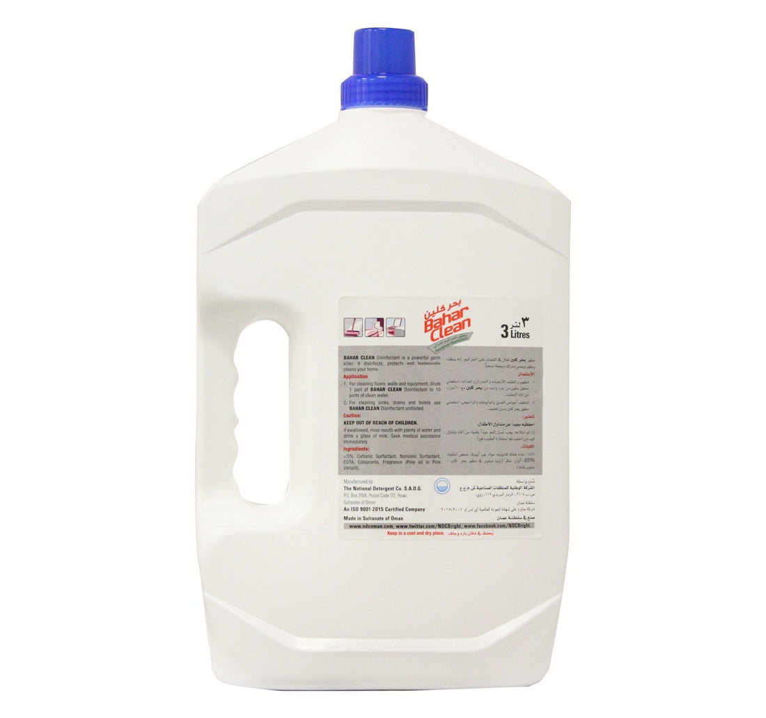 Bahar Clean Household Disinfectant Rose 3 Litres