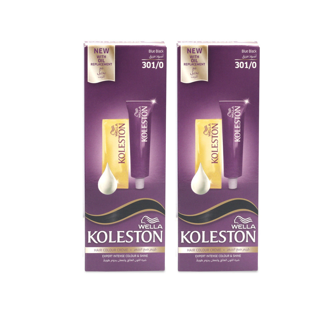 Koleston Hair Dye 301/0 Blue Black 2 x 50 ml