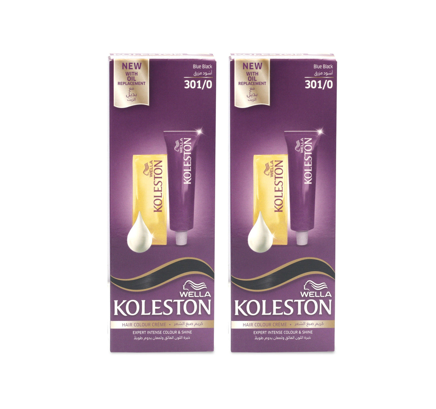 Koleston Hair Dye 301/0 Blue Black 2 x 50 ml
