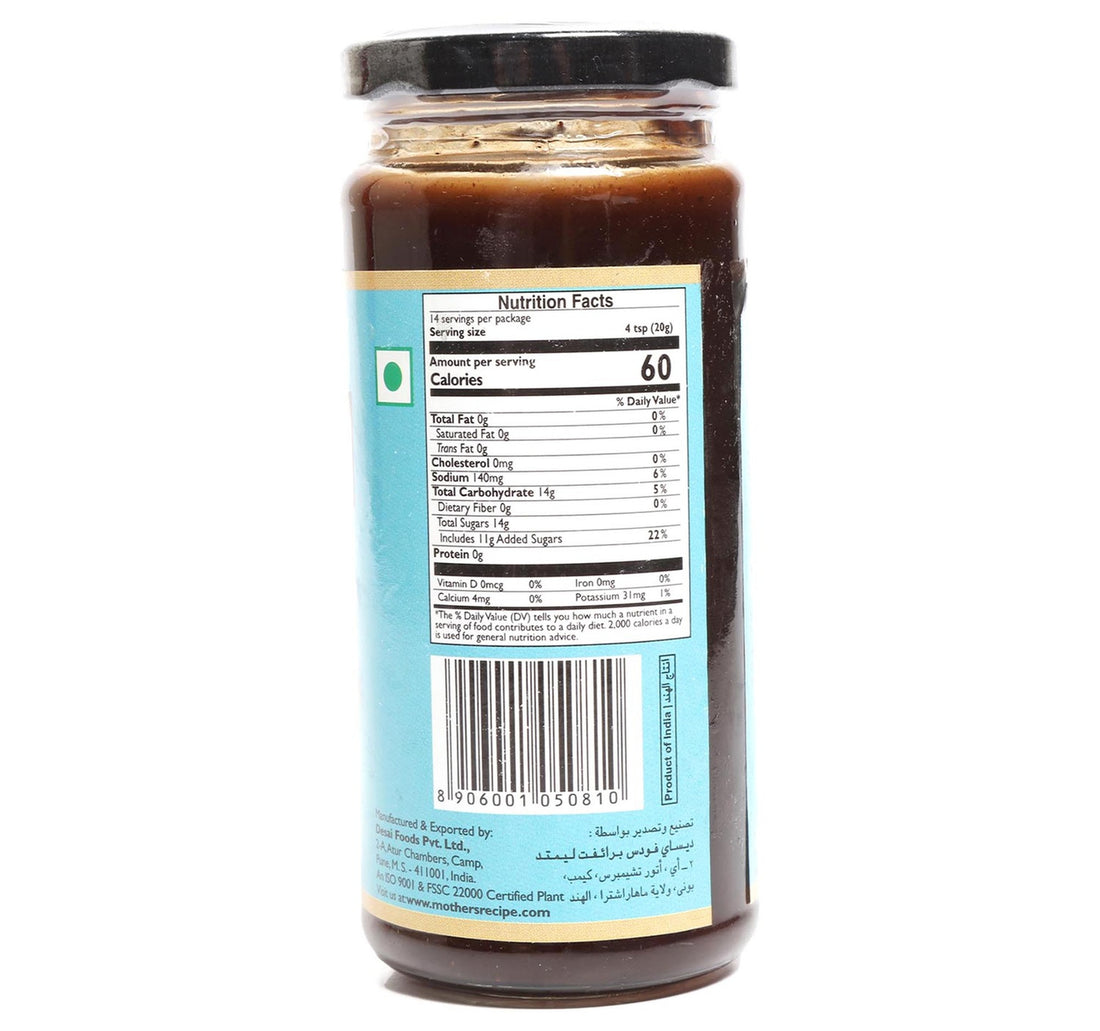 Mother's Recipe Tamarind Date Chutney 285 g
