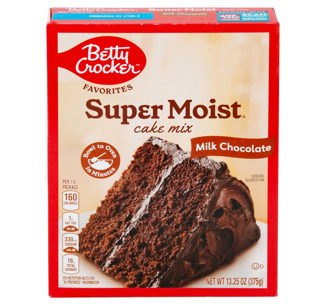 Betty Crocker Super Moist Milk Chocolate Cake Mix 375 g