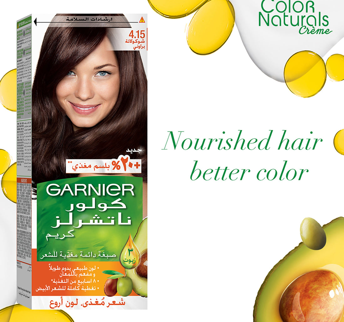 Garnier Color Naturals Creme Nourishing 4.15 Brownie Chocolate 1 pkt
