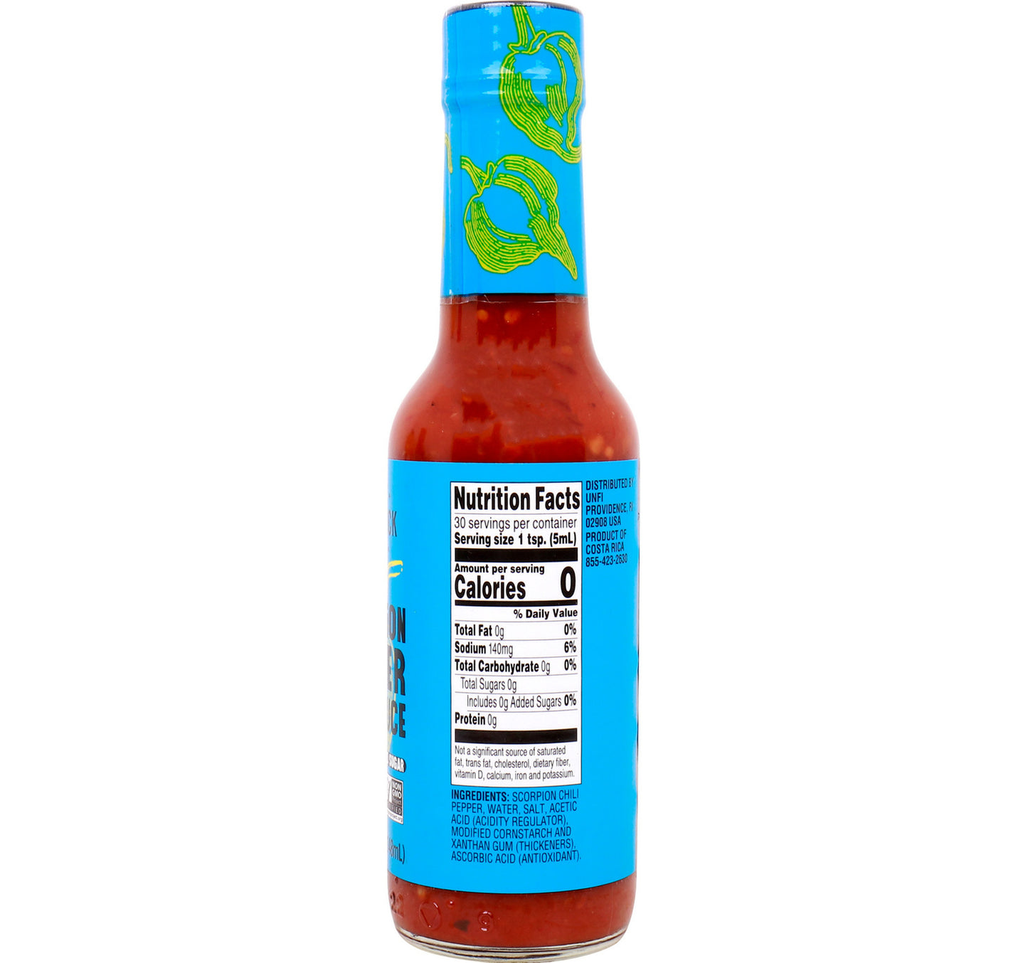 Woodstock Scorpion Pepper Hot Sauce 5 OZ (148 ml)