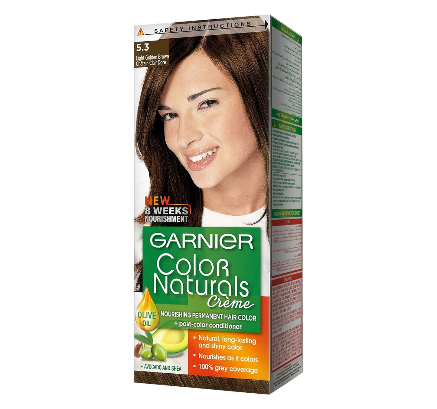 Garnier Color Naturals Creme Light Golden Brown 5.3 Value Pack 2 x 1 pkt