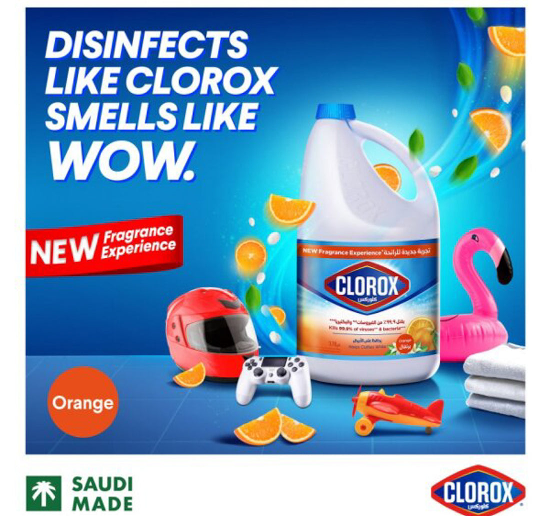 Clorox Liquid Bleach Orange Scent 3.78 Litres