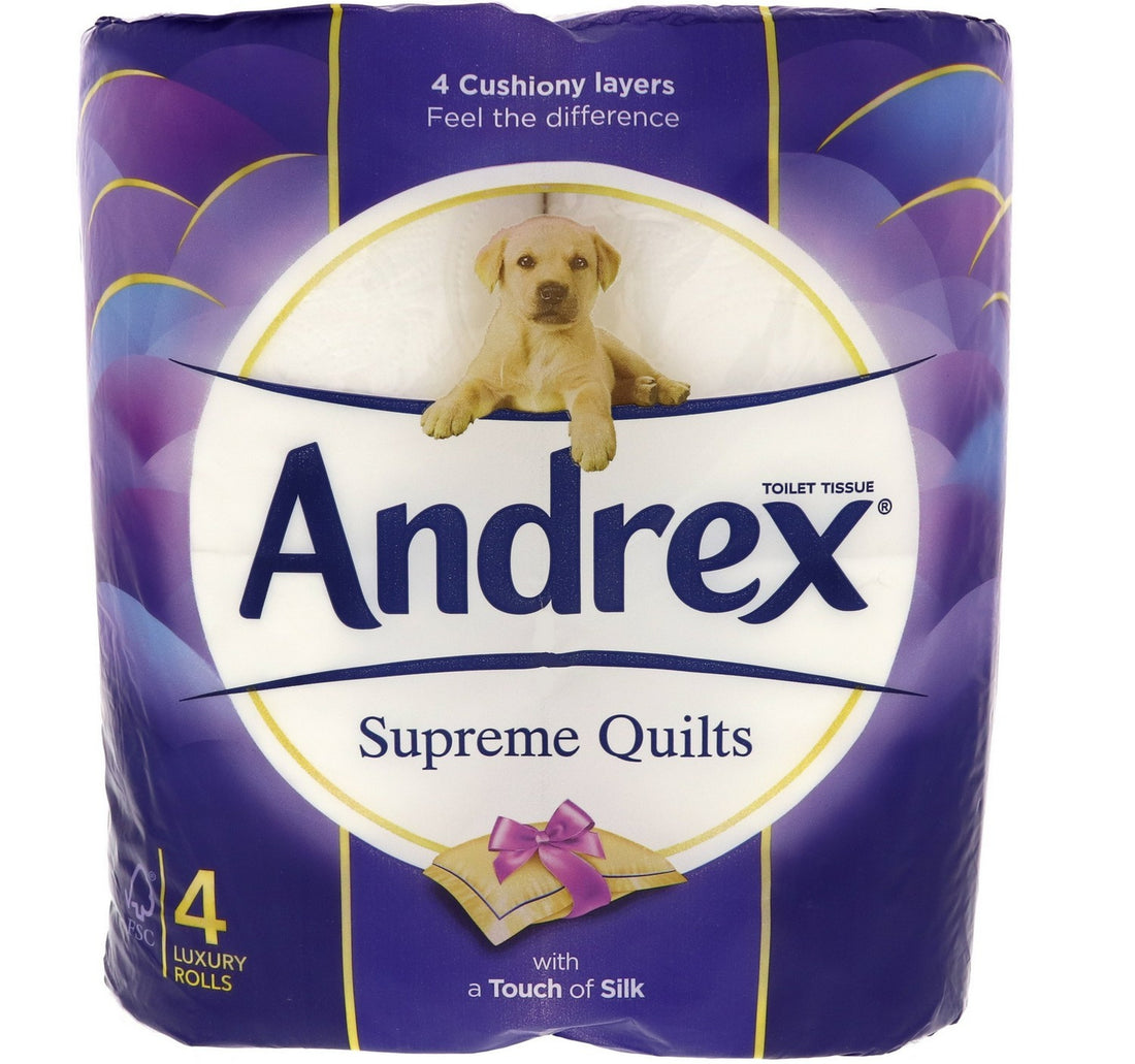 Andrex Supreme Quilts Toilet Tissue 4 pcs