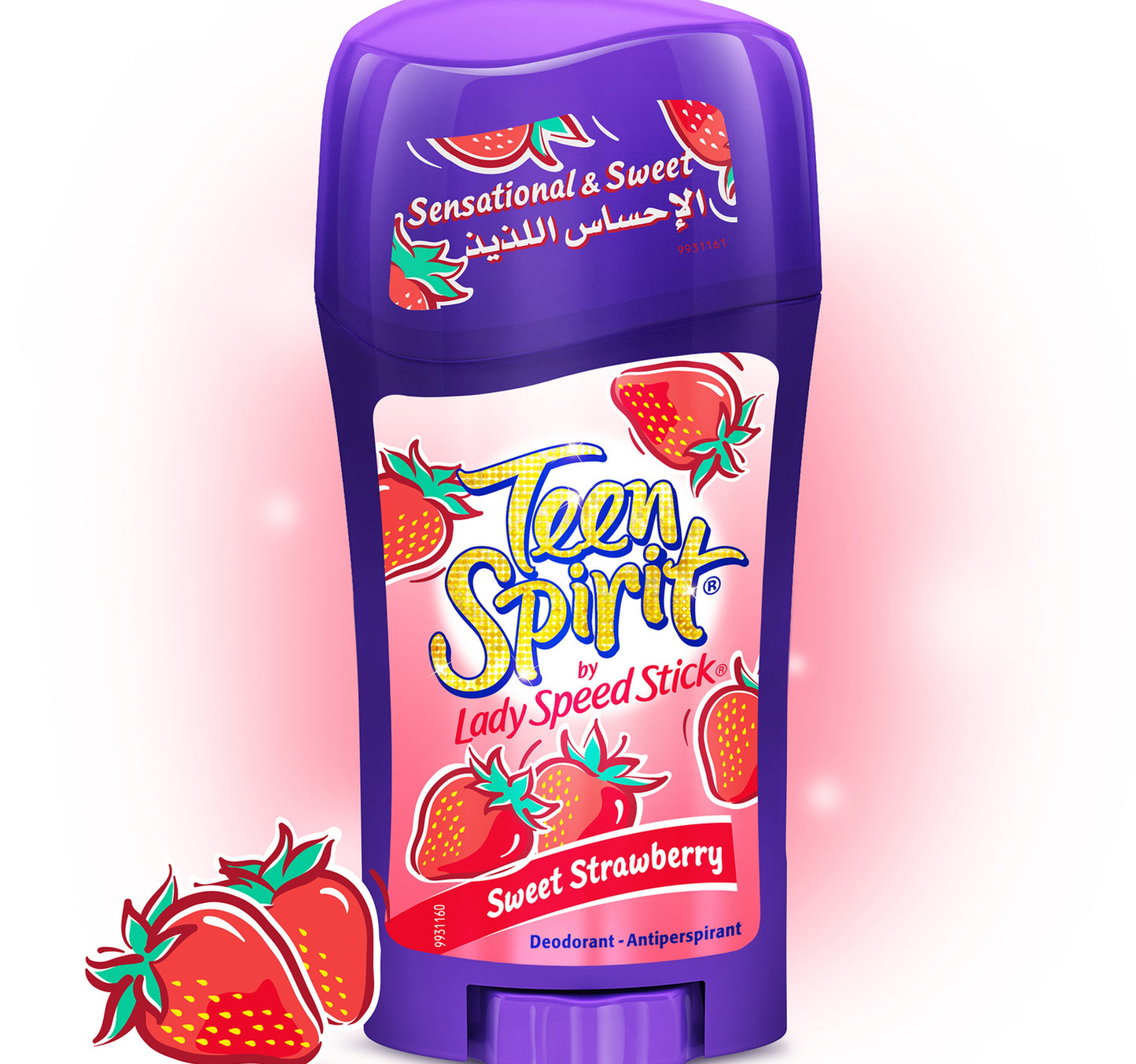 Mennen Teen Spirit Lady Speed Stick Deodorant Anti-Perspirant Sweet Strawberry 65 g