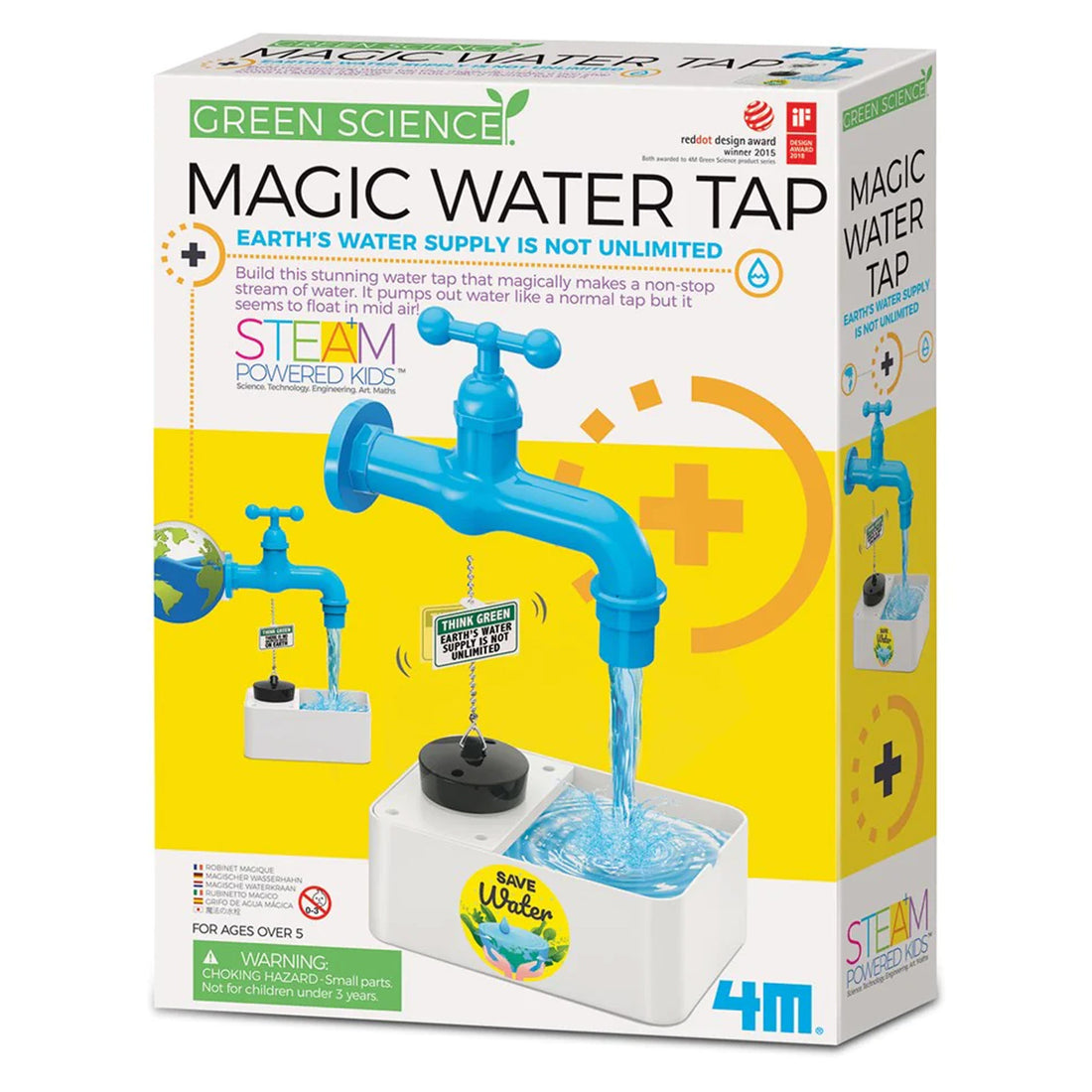 صنبور الماء السحري من 4M Green Science، 00-03458
