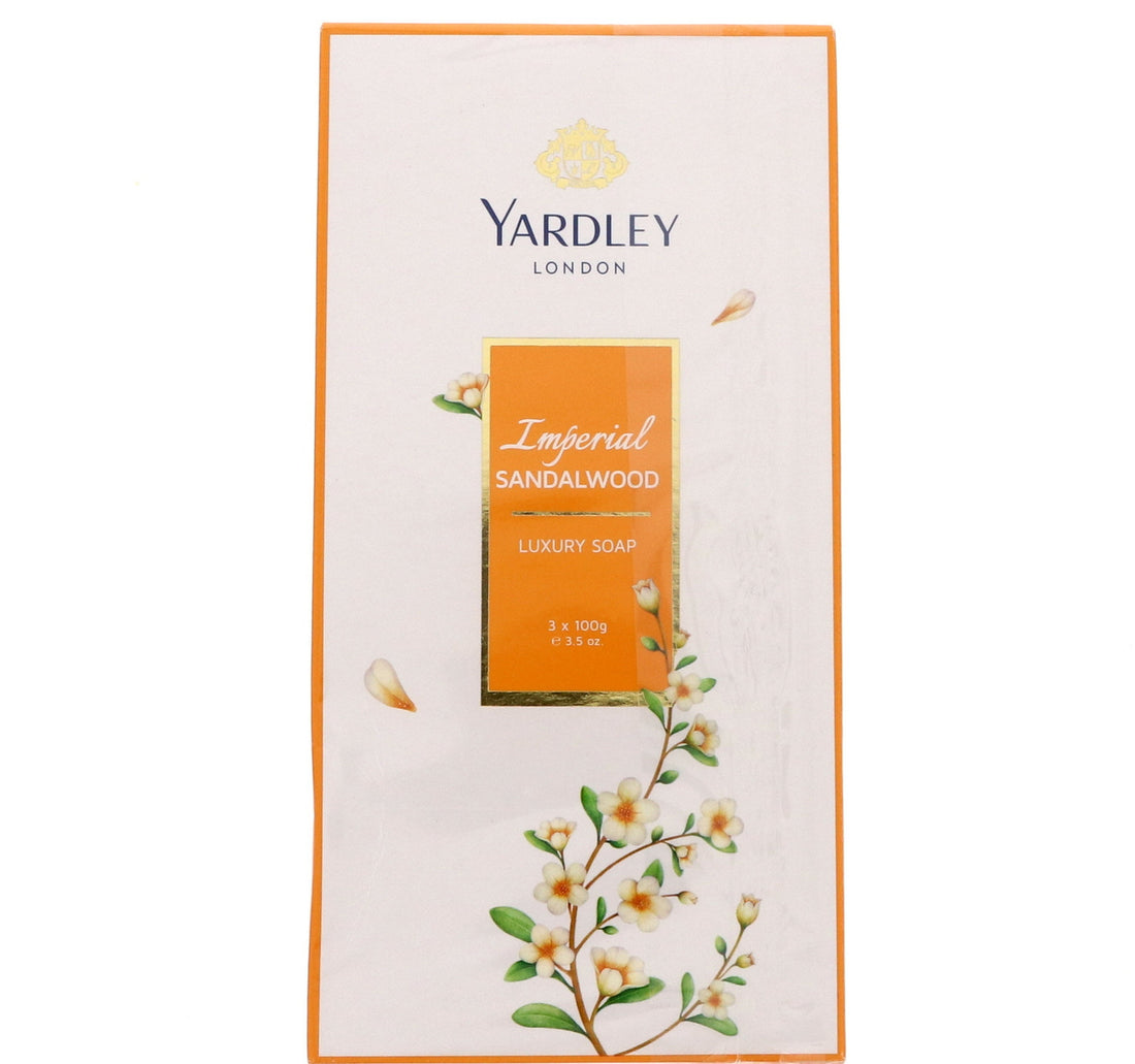 Yardley Imperial Sandalwood Luxury Soap 3 x 100 g