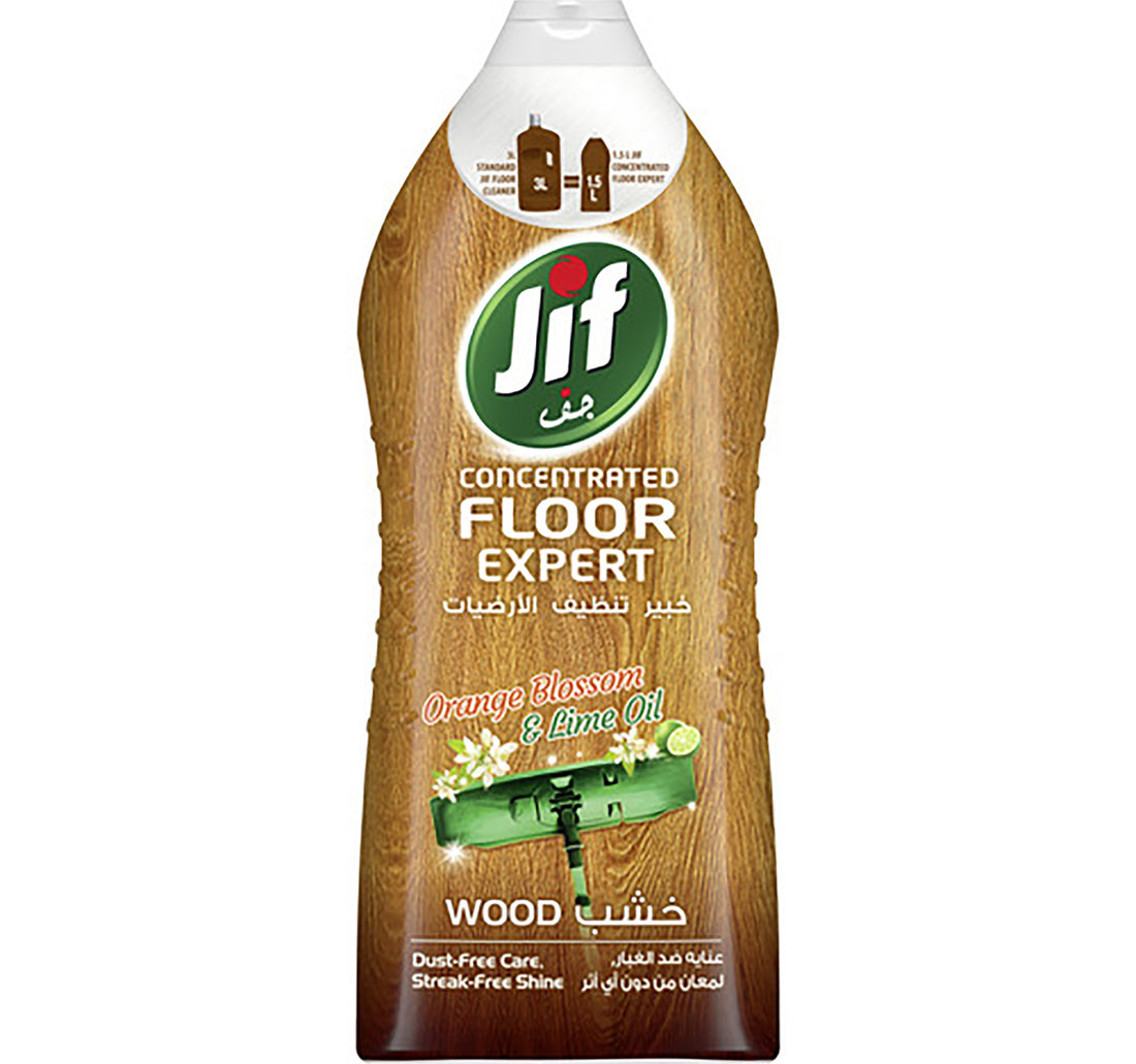 Jif Concentrated Floor Expert Wood Orange Blossom and Lime Oil 1.5 Litre