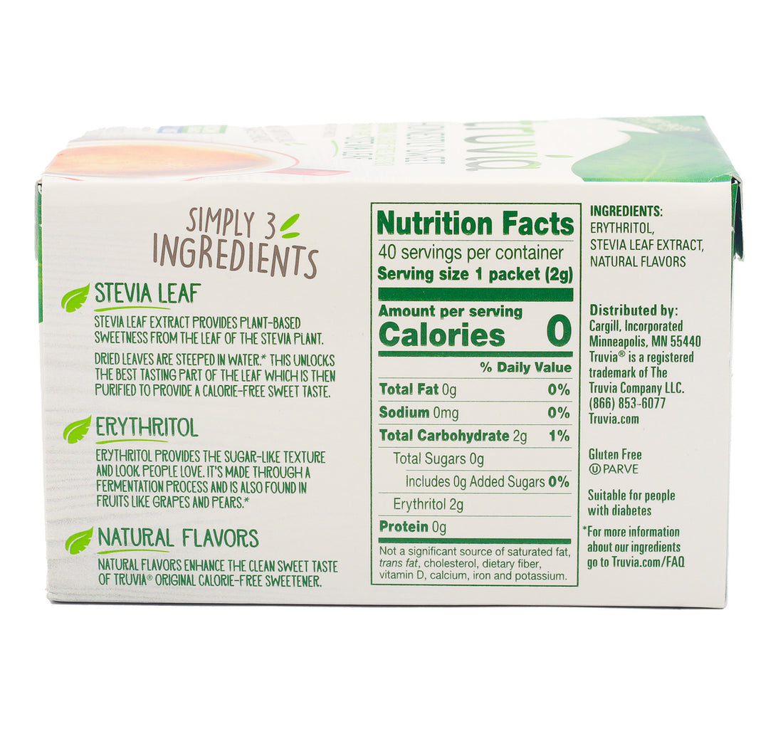 Truvia Original Calorie-Free Sweetener 40pcs