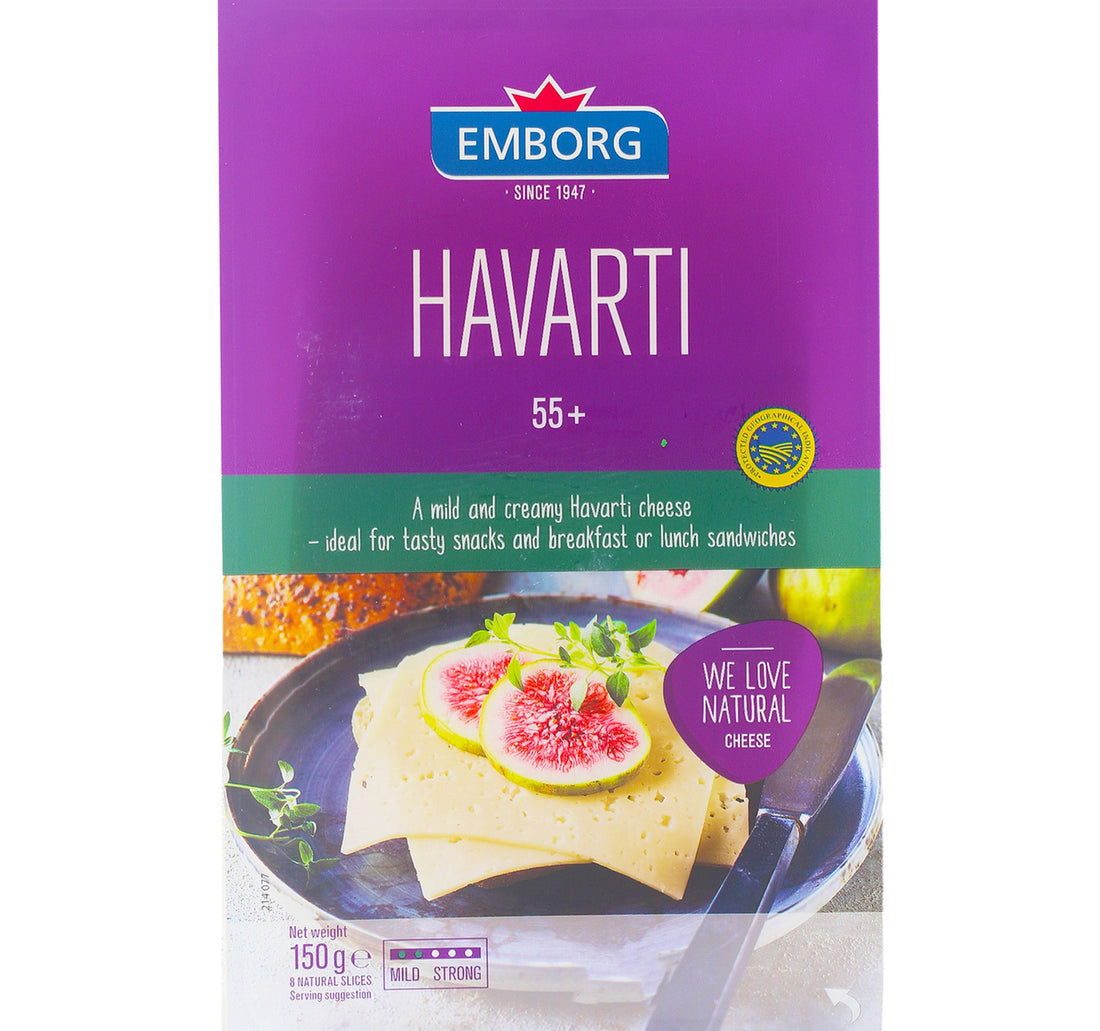 Emborg Havarti Cheese Slices 8 pcs 150 g
